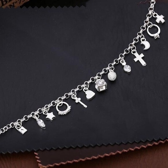 LAST ONE‼️ 925 Sterling Silver Charm Bracelet - Picture 4 of 9